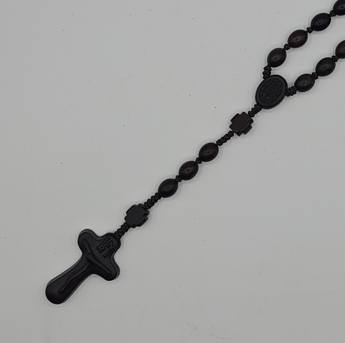 5단묵묵주침수목방석십자타원10mm