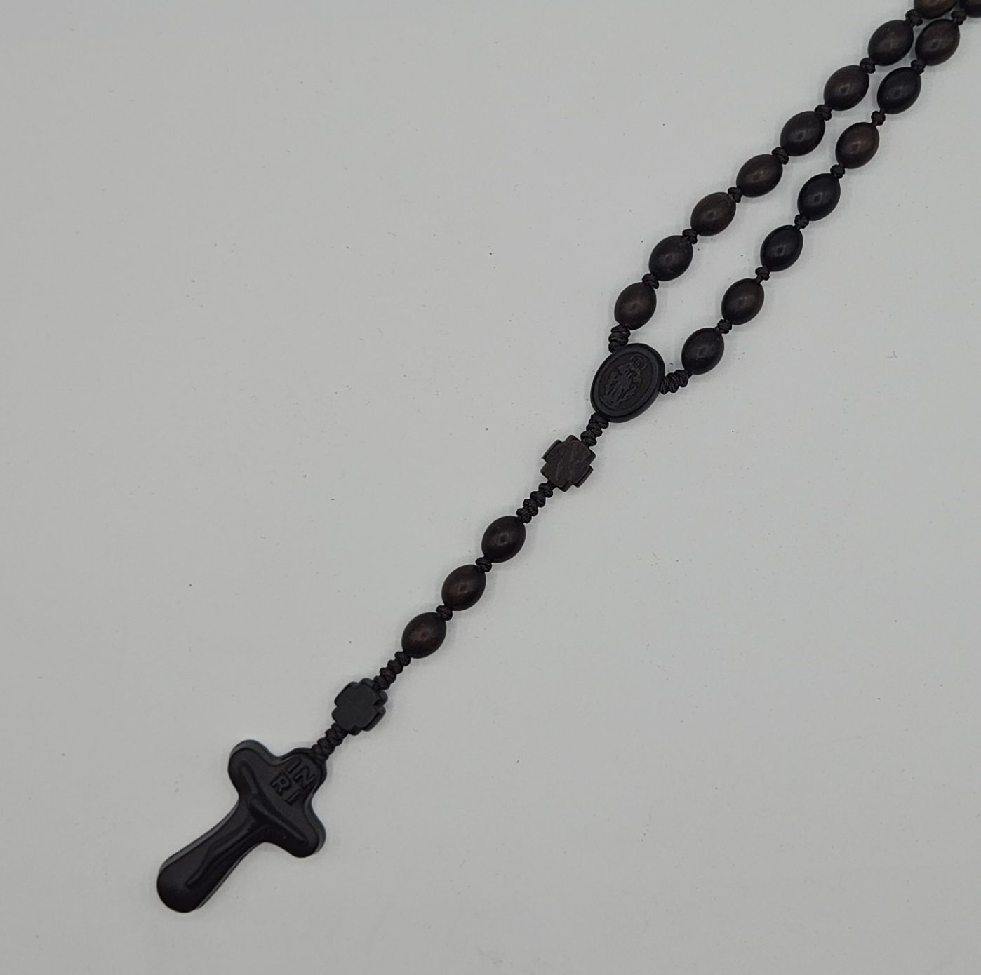 5단묵묵주침수목방석십자타원10mm