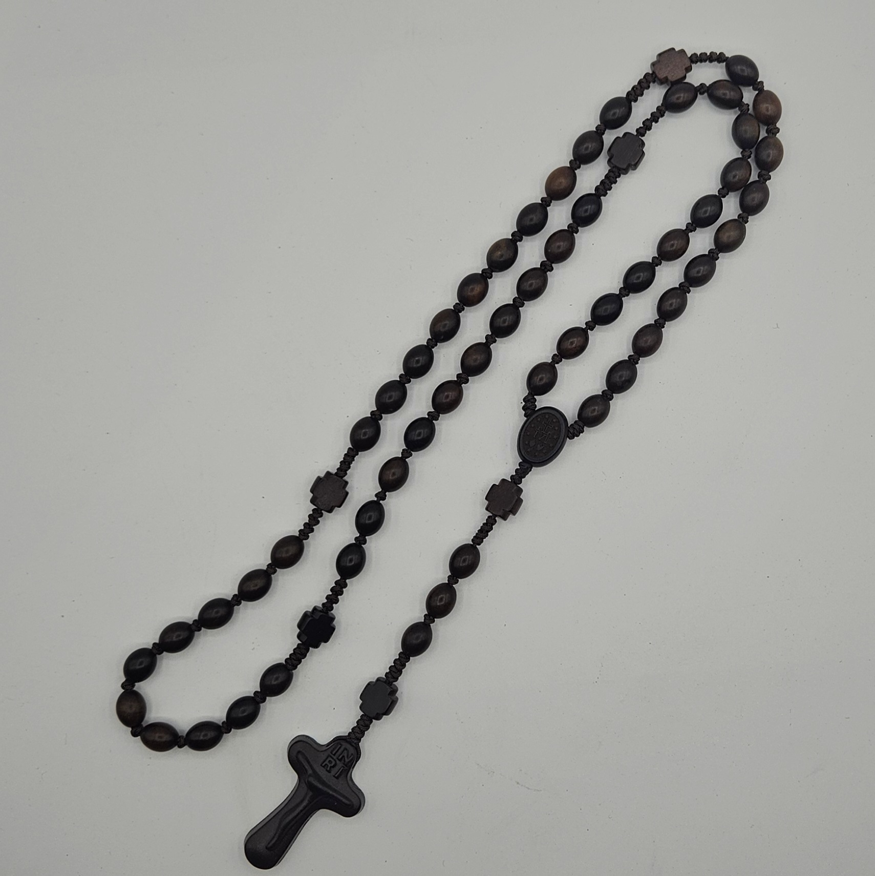 5단묵묵주침수목방석십자타원10mm