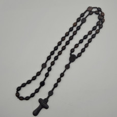 5단묵묵주침수목방석십자타원10mm