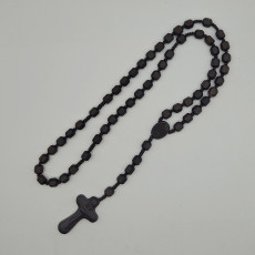 5단묵주침수목육각방석10mm