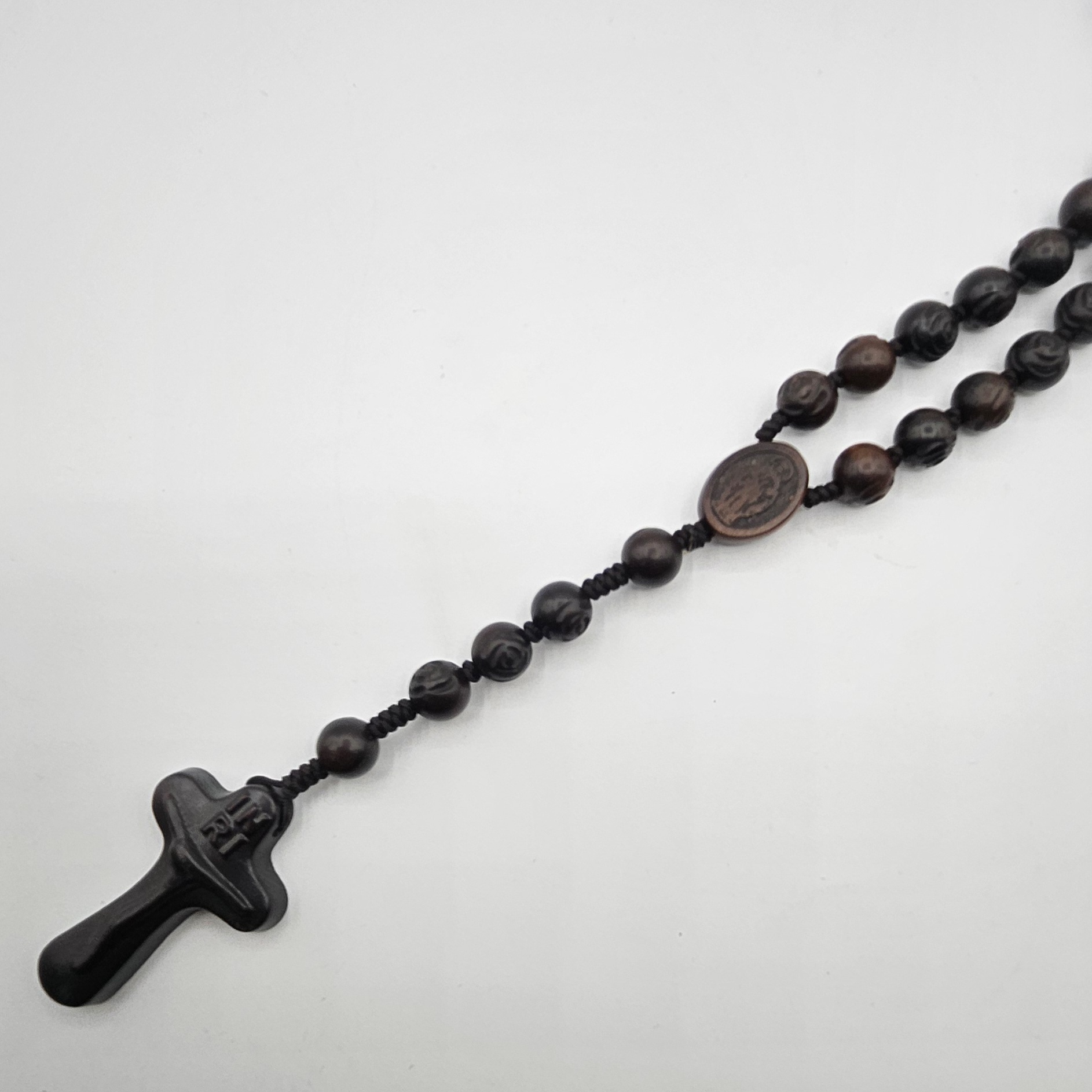 5단묵주침수목장미조각8mm